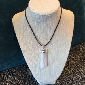 Selenite necklace, Healing Crystal, jewelry